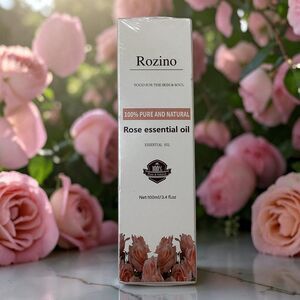 Rozino 100% Pure Natural Rose Essential Oil 100ml 3.4fl.oz Moisturizing New